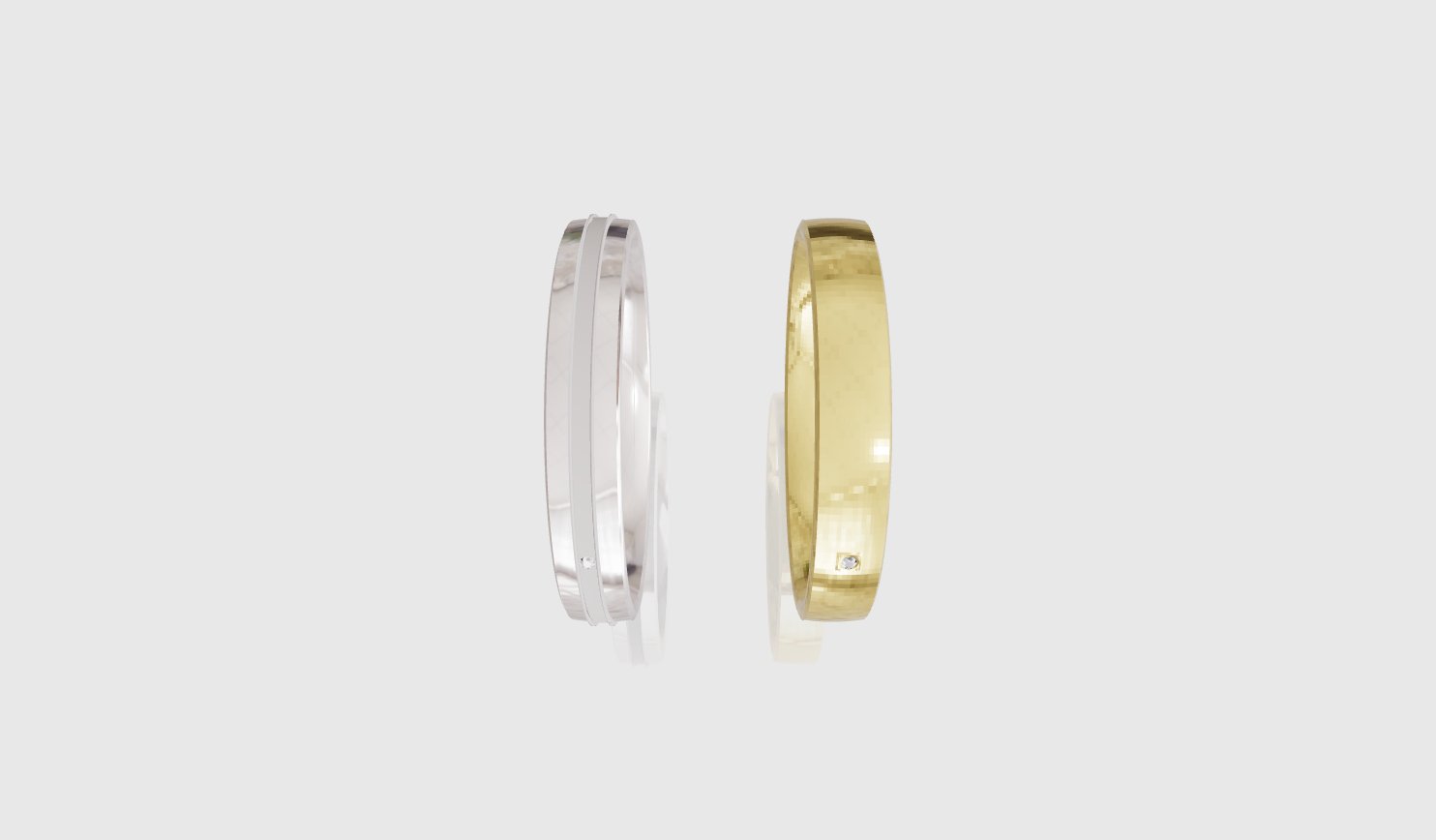 5.0mm · 14Kk White · Diamond (Pair)