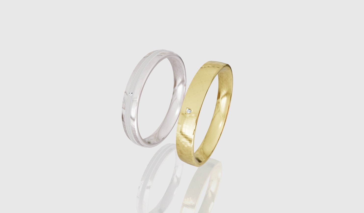 5.0mm · 14Kk White · Diamond (Pair)